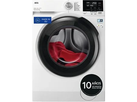 Lavadora secadora - AEG LWR7194M4B, 9 kg + 5 Kg, 1400 rpm, Función Vapor, Motor inverter, Blanco