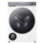 Lavadora carga frontal - Haier X7 Series HW100-B14367U-IB, 10 kg, 1400 rpm, 14 programas, Smart dual spray, Blanco