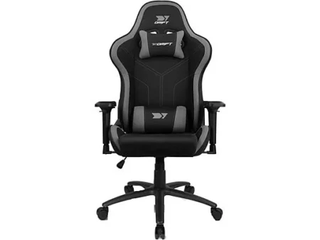 Silla gaming - DRIFT DR110 NEGRO  GRIS TELA, hasta 150 kg, Gris