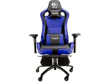 Silla gaming - TALIUS TAL-CAIMAN-BLU, hasta 120,0 kg, NegroAzul