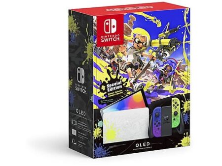 Consola Nintendo Switch - NINTENDO OLED (Splatoon 3 Edition), 64 GB, Blanco