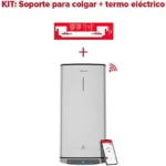 Termo Eléctrico - VELIS TECH DRY WIFI 100 ES EU + INSTAFIX ARISTON, 100 l, Gris