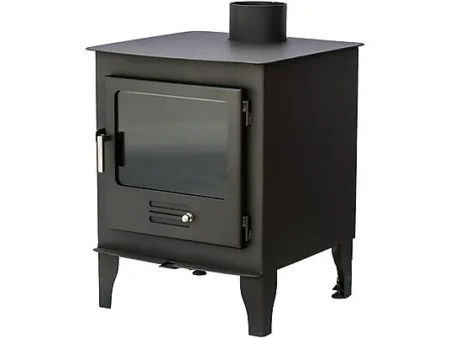 Estufa de Leña - MAESTRO FERRETERO AZUER, 8 kW , gris