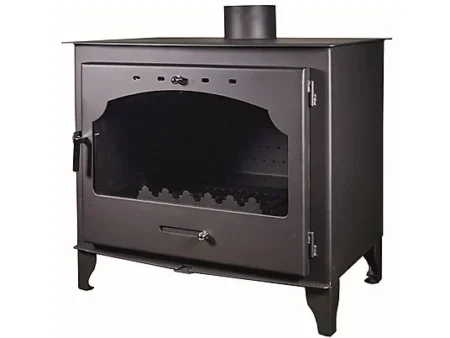 Estufa de Leña - MAESTRO FERRETERO JABALON, 9 kW , gris