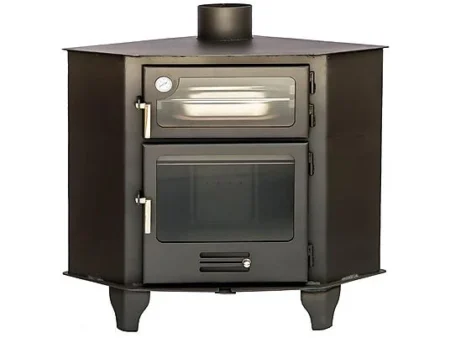 Estufa de Leña - MAESTRO FERRETERO AZUER RINCON, 8 kW , gris