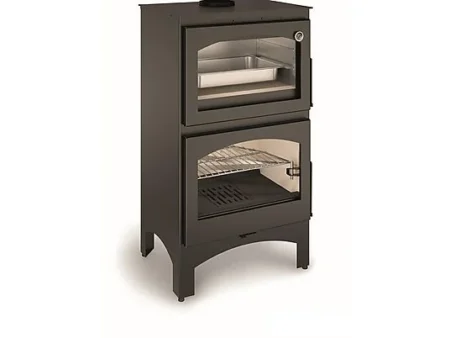 Estufa de leña - TJ CALEFACION DARRO, 7,2 kW , Gris