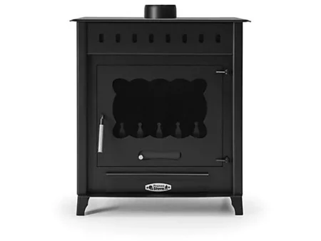 Estufa de leña - MAESTRO FERRETERO TEIDE 2, 14,3 kW , Gris