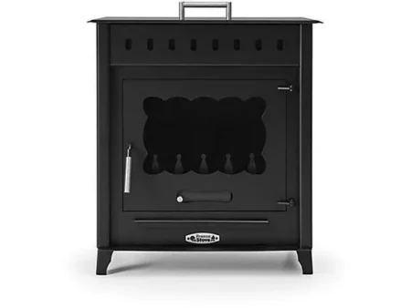 Estufa de leña - MAESTRO FERRETERO TIMANFAYA 1, 12,6 kW , Gris