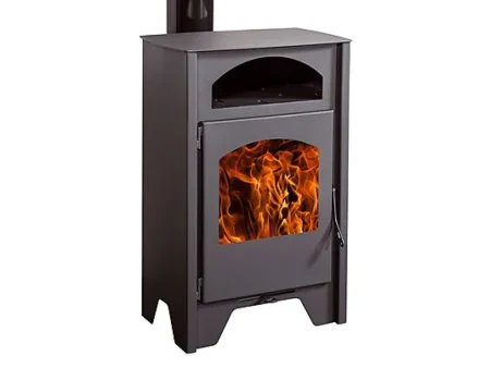 Estufa de leña - JUAN PANADERO Toulouse 540, 7,4 kW , Gris