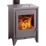 Estufa de leña - JUAN PANADERO Bordeaux 510, 7,4 kW , Negro