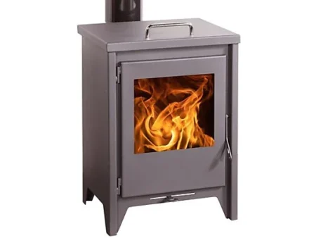 Estufa de leña - JUAN PANADERO Bordeaux 510, 7,4 kW , Negro