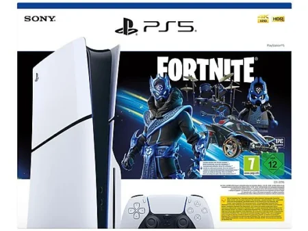 Consola PS5 - SONY Playstation 5 Slim Fortnite, 1 TB, White