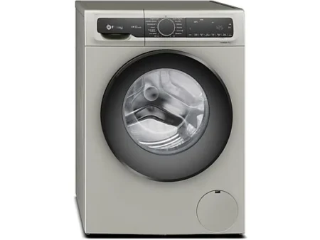 Lavadora carga frontal - Balay 3TS496XD, 9 kg, Acero antihuellas texturizado