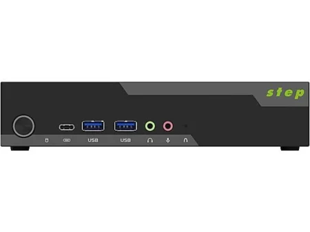 Mini PC - STEP ION, Intel® Core™ i5 i5-12400, 8 GB RAM, 256 GB SSD, UHD 730, Windows 11 Pro, Negro