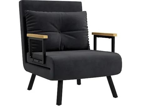 Sofá Cama Individual - HOMCOM 839-834V00BK, Negro