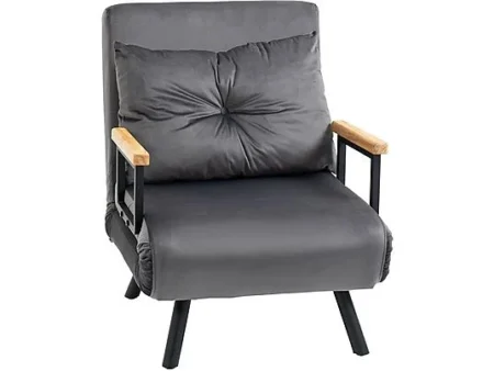 Sofá Cama Individual - HOMCOM 839-834V00CG, Gris