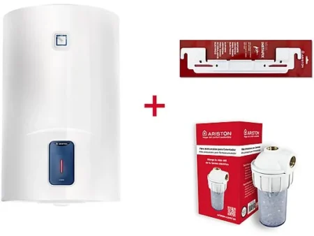 Termo Eléctrico - LYDOS R 100 V ES EU + INSTA + POLIF ARISTON, 100 l, Blanco