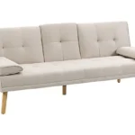 Sofá Cama - HOMCOM 833-663BG, Crema