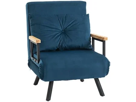 Sofá Cama Individual - HOMCOM 839-834V00NU, Azul