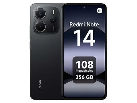 XIAOMI Redmi Note 14 4G, Negro, móvil Android, 256 GB, 8 GB RAM, 6,67 " AMOLED, Corning® Gorilla® Glass 5, MediaTek Helio G99-Ultra, 5500 mAh