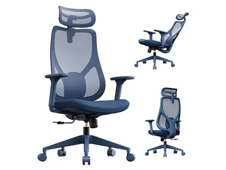 Silla de oficina - SENSE7 MOYO navy blue, hasta 150 kg, azul