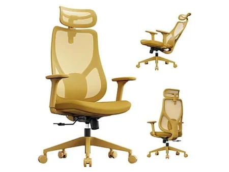 Silla de oficina - SENSE7 MOYO yellow, hasta 150 kg, amarillo