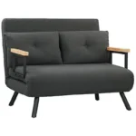 Sofá Cama - HOMCOM 839-835V01CG, Gris
