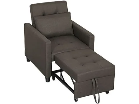 Sofá Cama - HOMCOM 839-026V00DR, Marrón