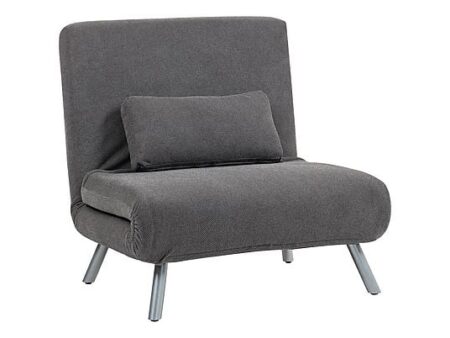 Sofá Cama Individual - HOMCOM 83B-396V01BK, Negro