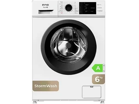 Lavadora carga frontal - EVVO Terra K6, 6 kg, Blanco