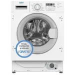 Lavadora integrable - SAUBER SERIE 5-8140IT, 8 kg, 16 programas, Blanco