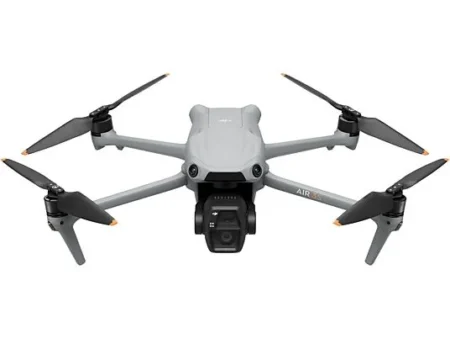 Dron - DJI Air 3S Fly More Combo (DJI RC 2), CMO 1, 45 min Autonomía, Vídeos 4K HDR, Doble Cámara, Panorámica Libre, Detección Obstáculos, Gris