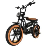 Bicicleta de Montaña - EVERCROSS TECH Batería extraíble EK30 48V 15AH, 3 modos de conducción y bicicleta de montaña de 7 velocidades, Bicicleta eléctrica, 250 W, Negro