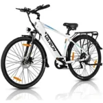 Bicicleta urbana - VARUN S700-1, Bicicleta eléctrica, 250W, blanco